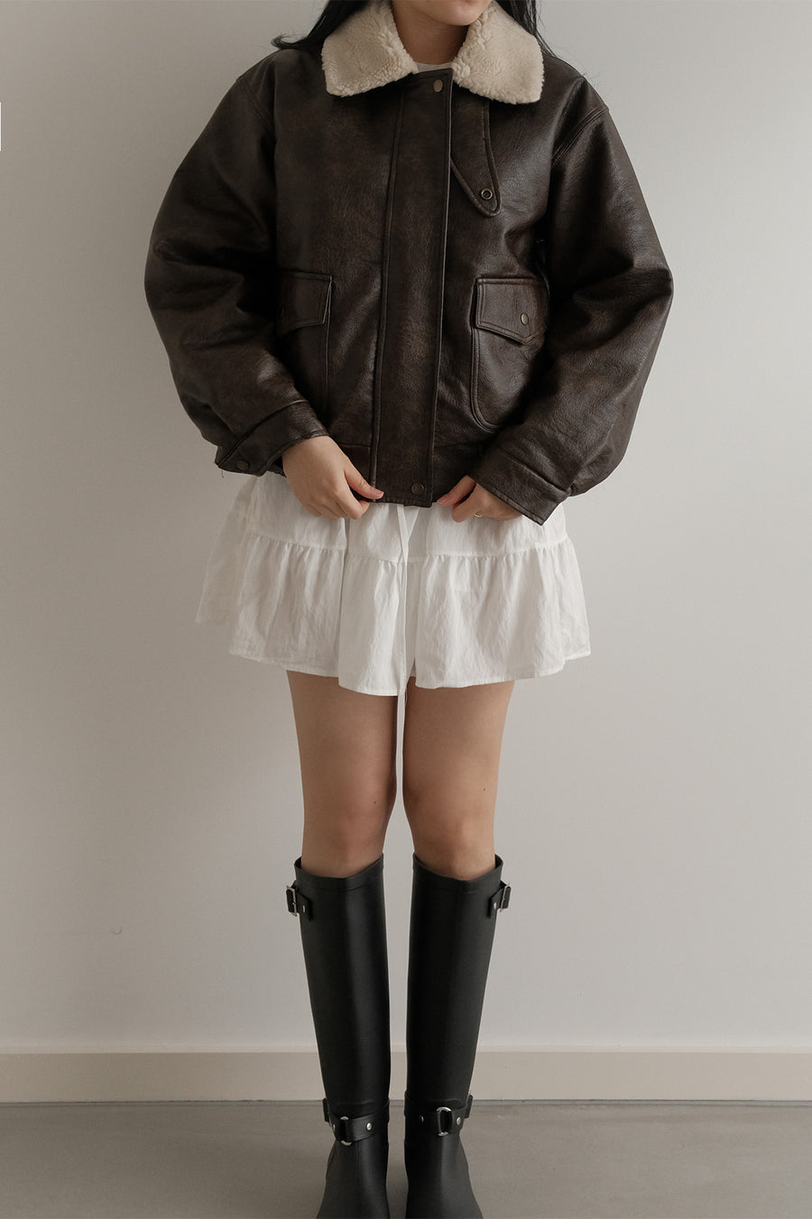 Shearling Leather Jacket
