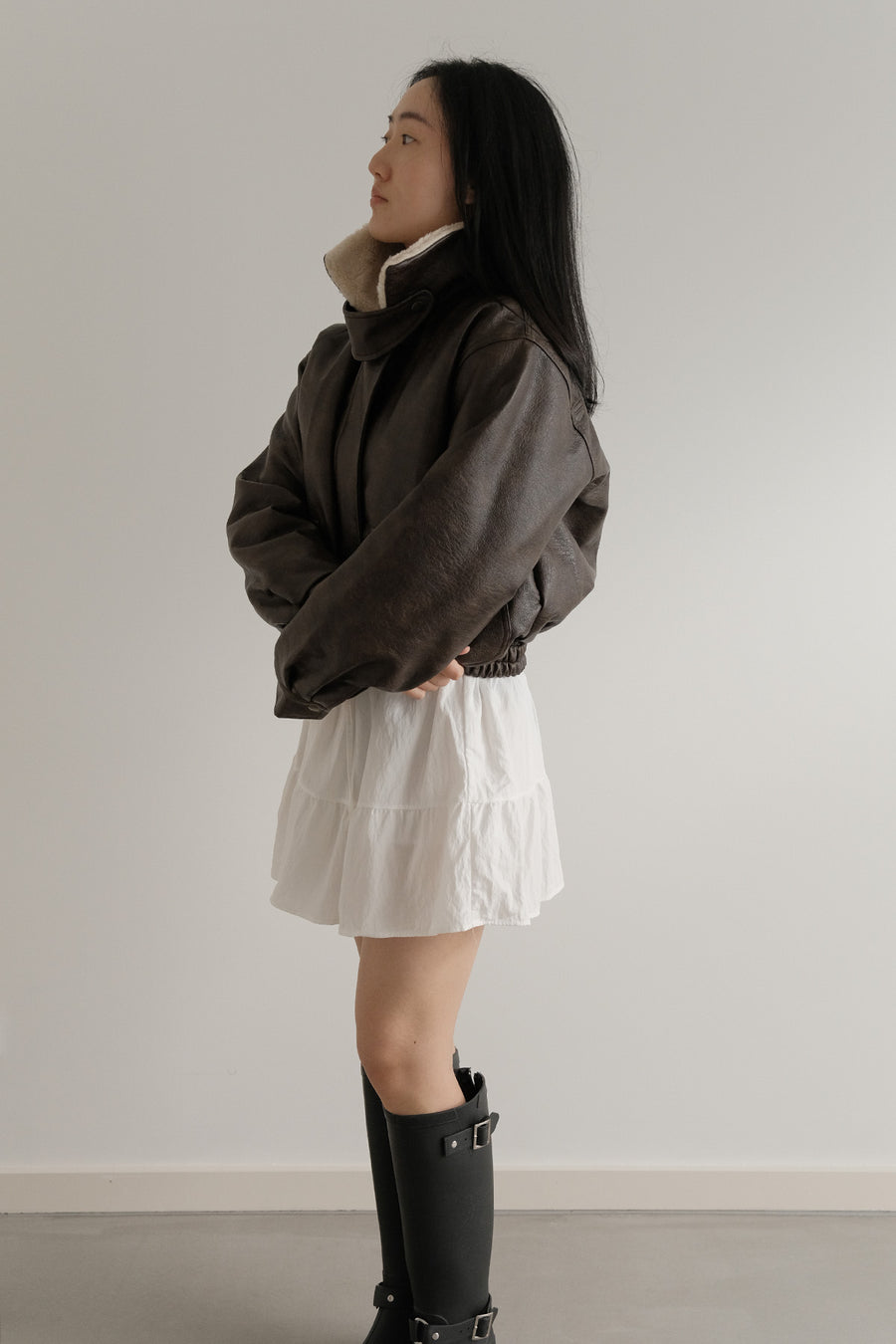 Shearling Leather Jacket