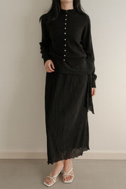 Drape Pleats Skirt