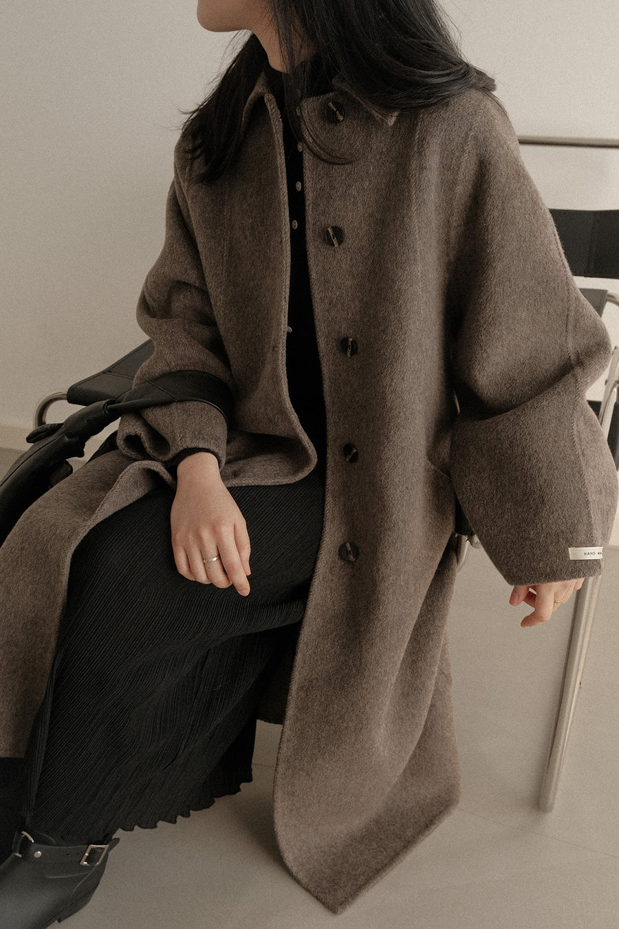 Marlow Brushed Handmade Coat (PREORDER)