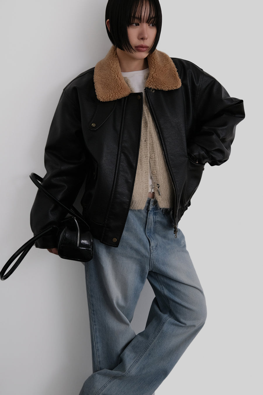 Shearling Leather Jacket