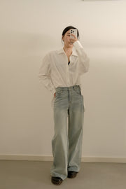 Retro Jeans washed blue