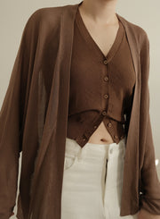 Teddy Cardigan Set