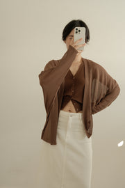 Teddy Cardigan Set