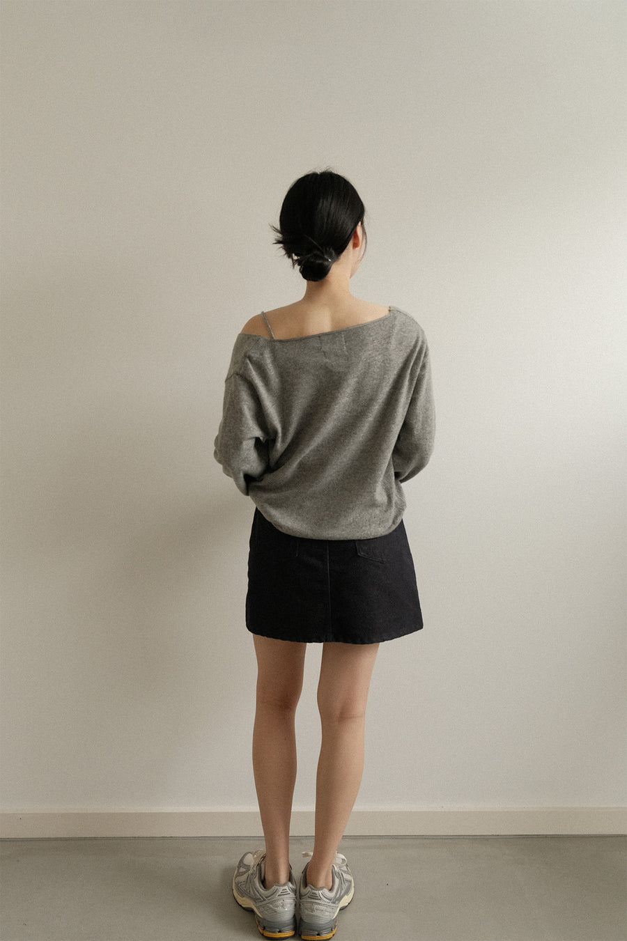 Fan Denim Skirt