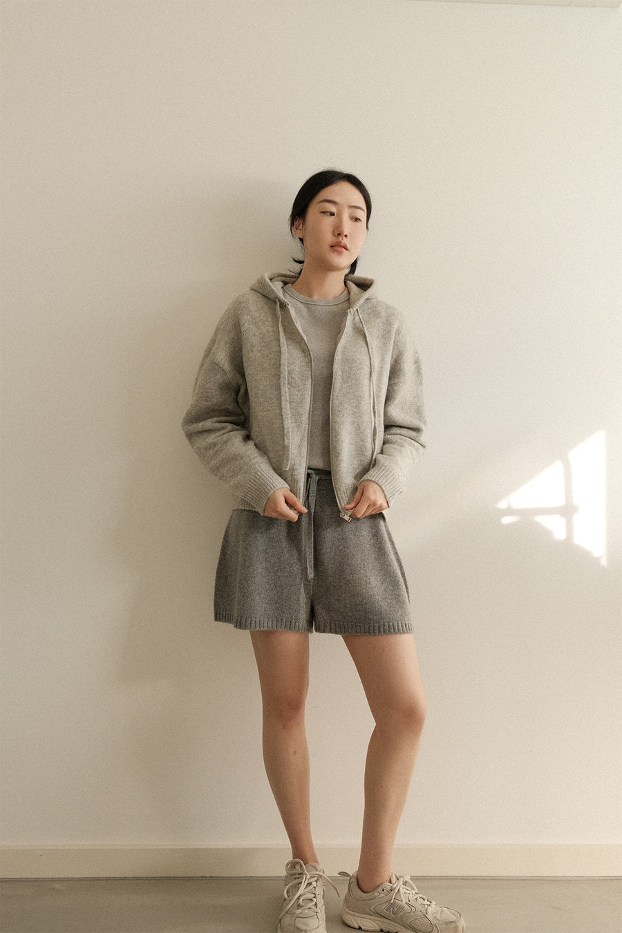 Wool Alpaca Hooded Jacket