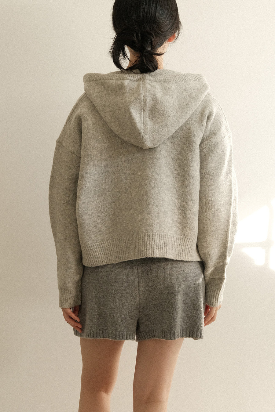 Wool Alpaca Hooded Jacket