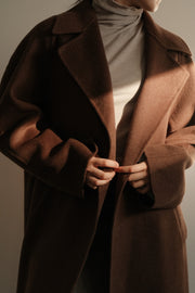 Minimal Merino Wool Coat