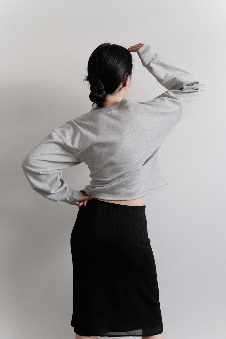 Pleated Sweatshirt