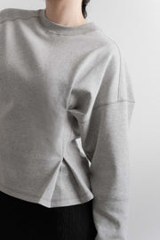 Pleated Sweatshirt