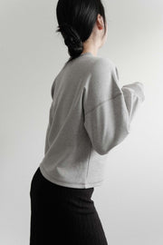 Pleated Sweatshirt
