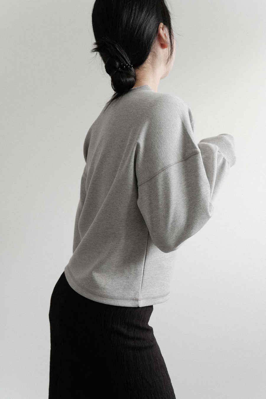 Pleated Sweatshirt