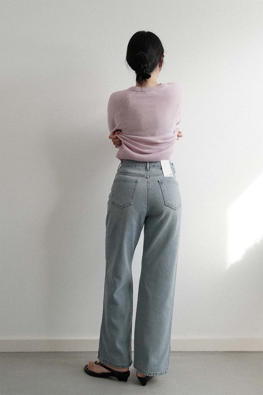 Straight Slit Denim