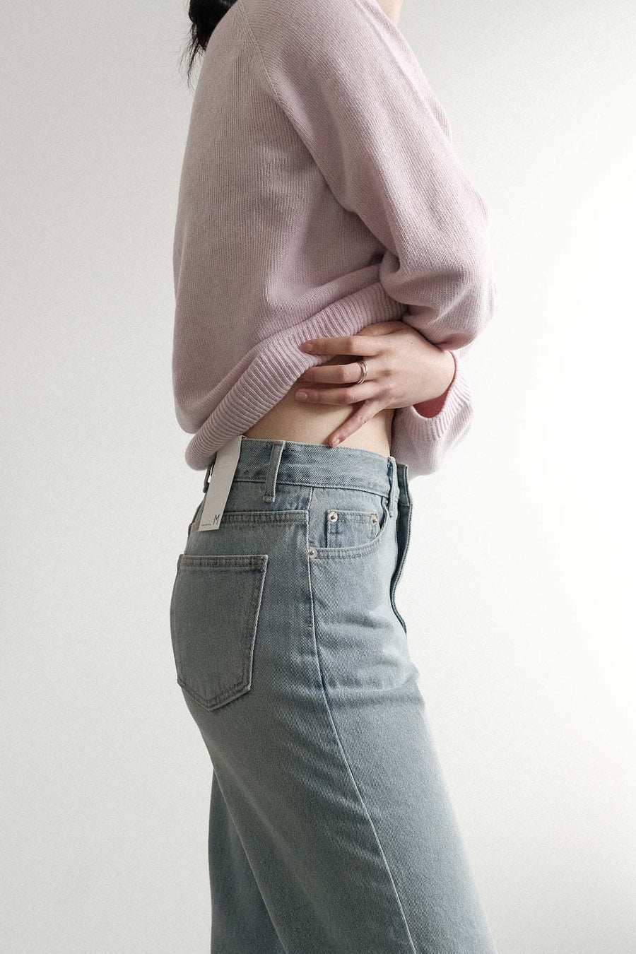 Straight Slit Denim