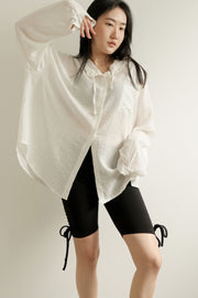 Ribbon Half Leggings