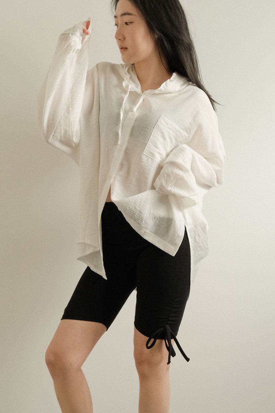 Ribbon Half Leggings