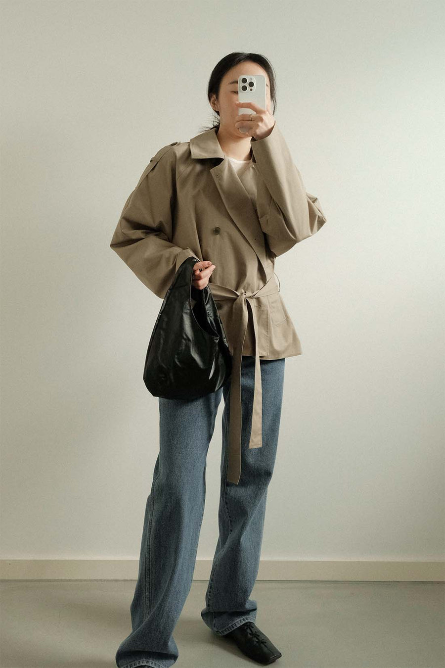 Short Khaki Trench (PREORDER)