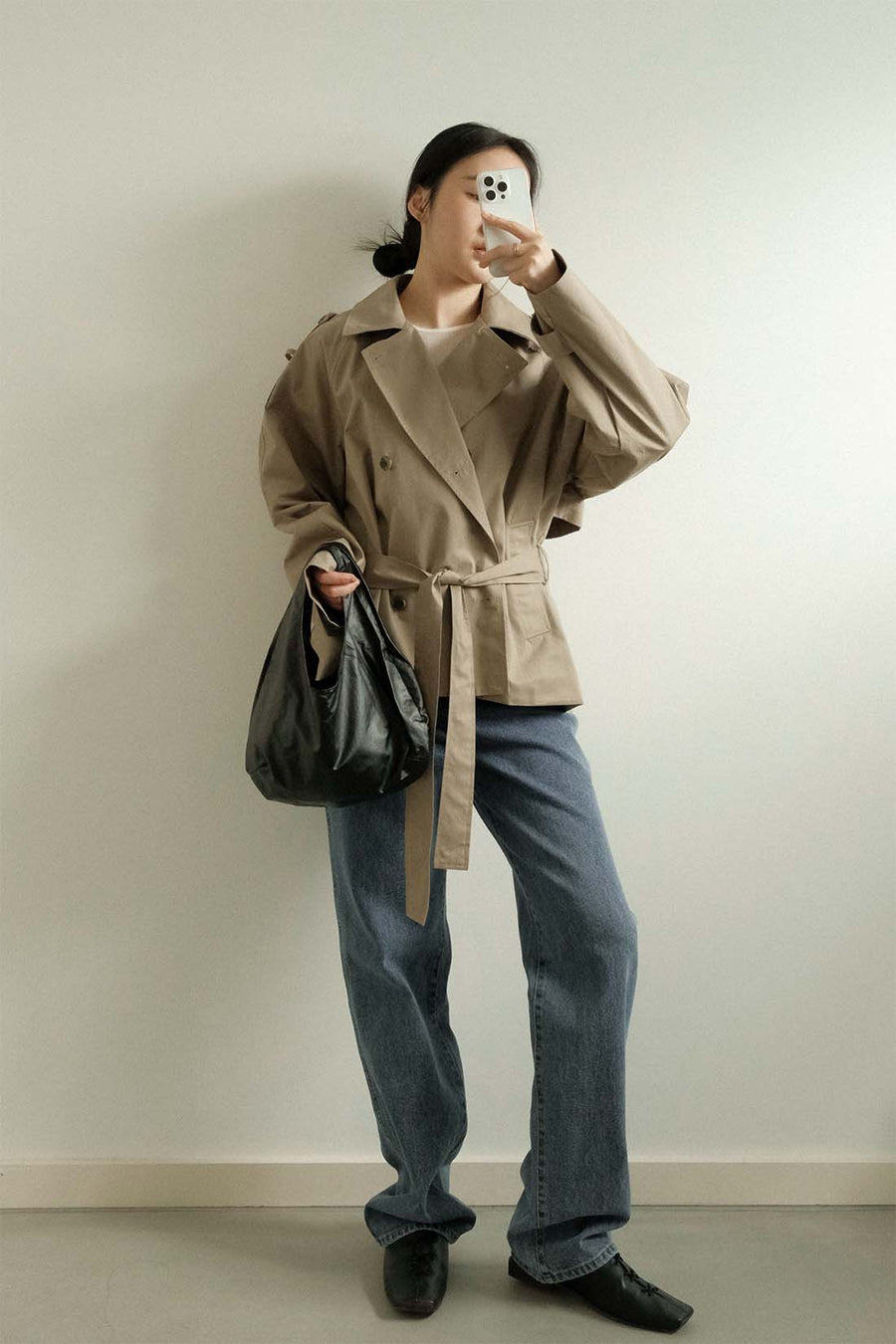 Short Khaki Trench (PREORDER)