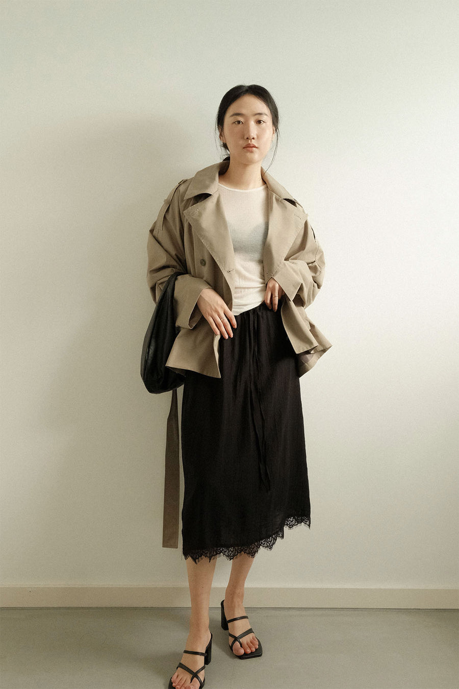 Short Khaki Trench (PREORDER)