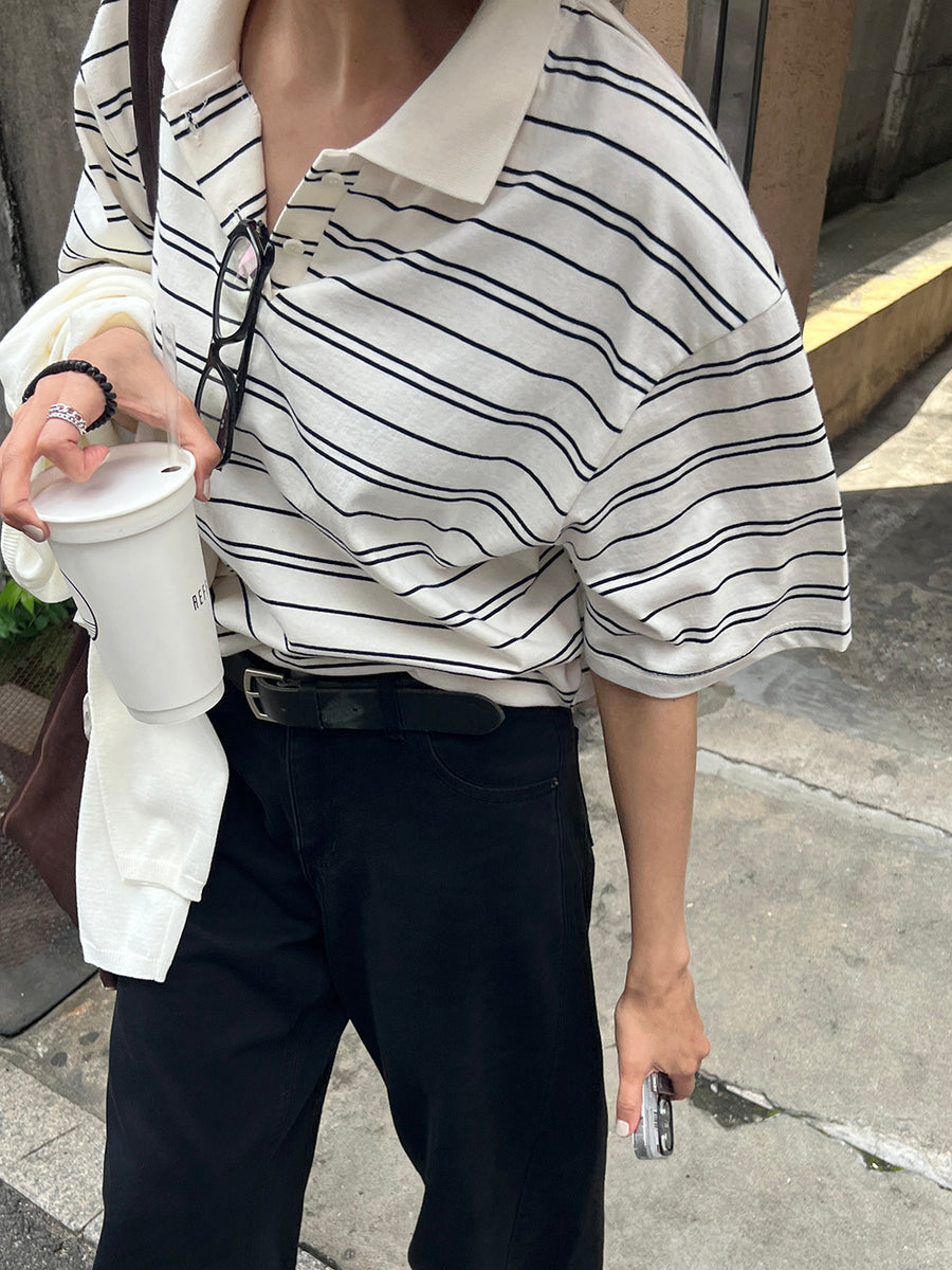 Stripe Polo 002 (PREORDER)