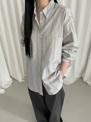 Linear Oversized Shirt