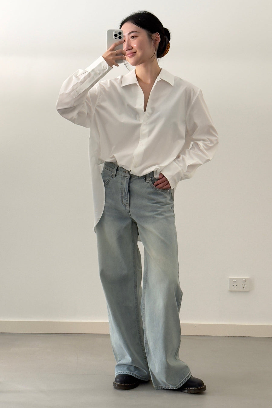 Retro Jeans washed blue