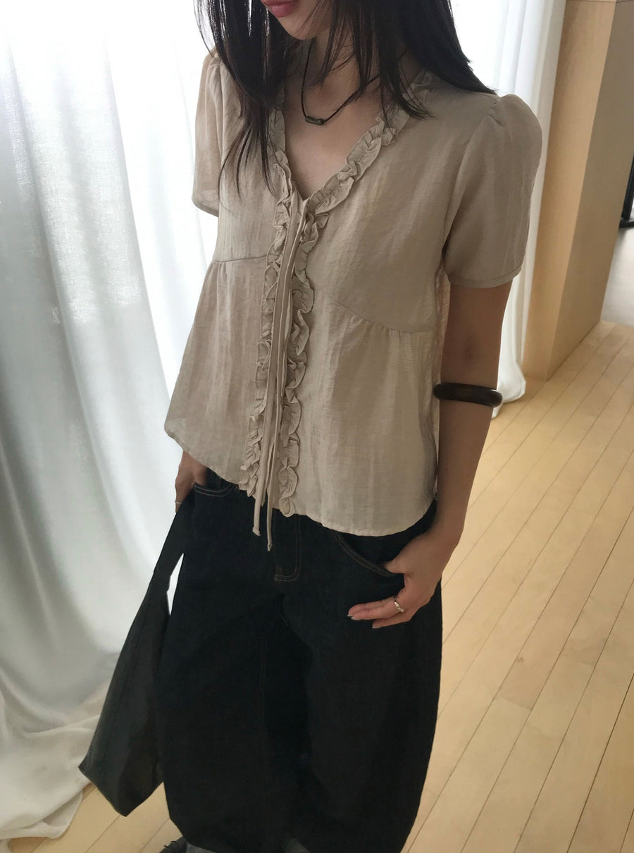 Lily Linen Blouse