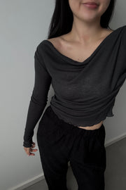 Sophisticated Off Shoulder Top (PREORDER)