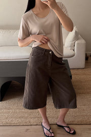 Bermuda Denim Shorts