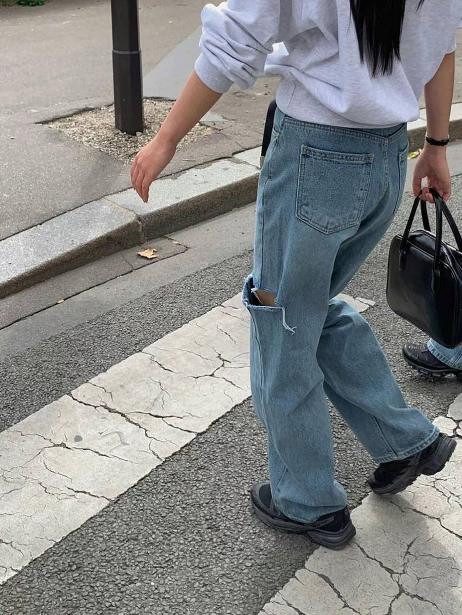 Slit Jeans