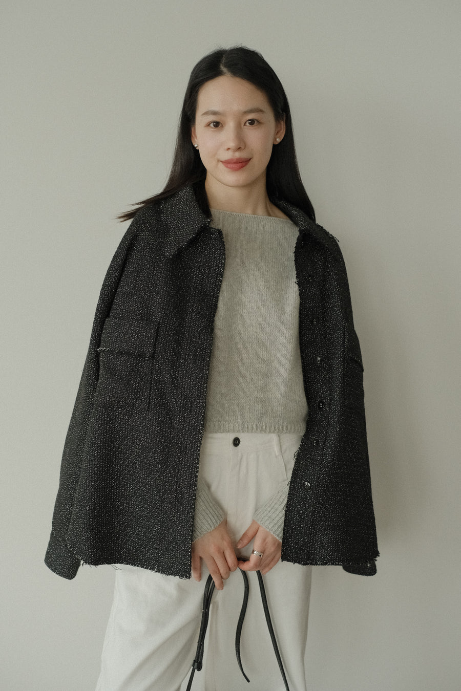 by DOE - Tweed Shirt Jacket