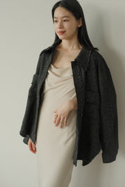 by DOE - Tweed Shirt Jacket