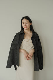 by DOE - Tweed Shirt Jacket