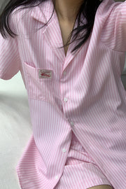 Slow Morning Stripe Pyjama Set – Short