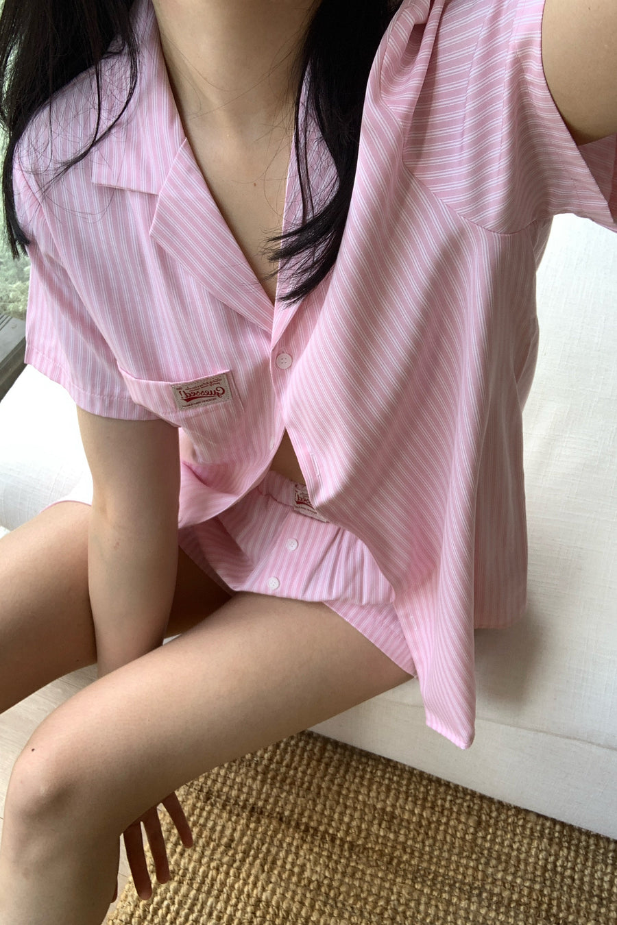 Slow Morning Stripe Pyjama Set – Short