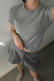 Merino Wool Knitted Shorts