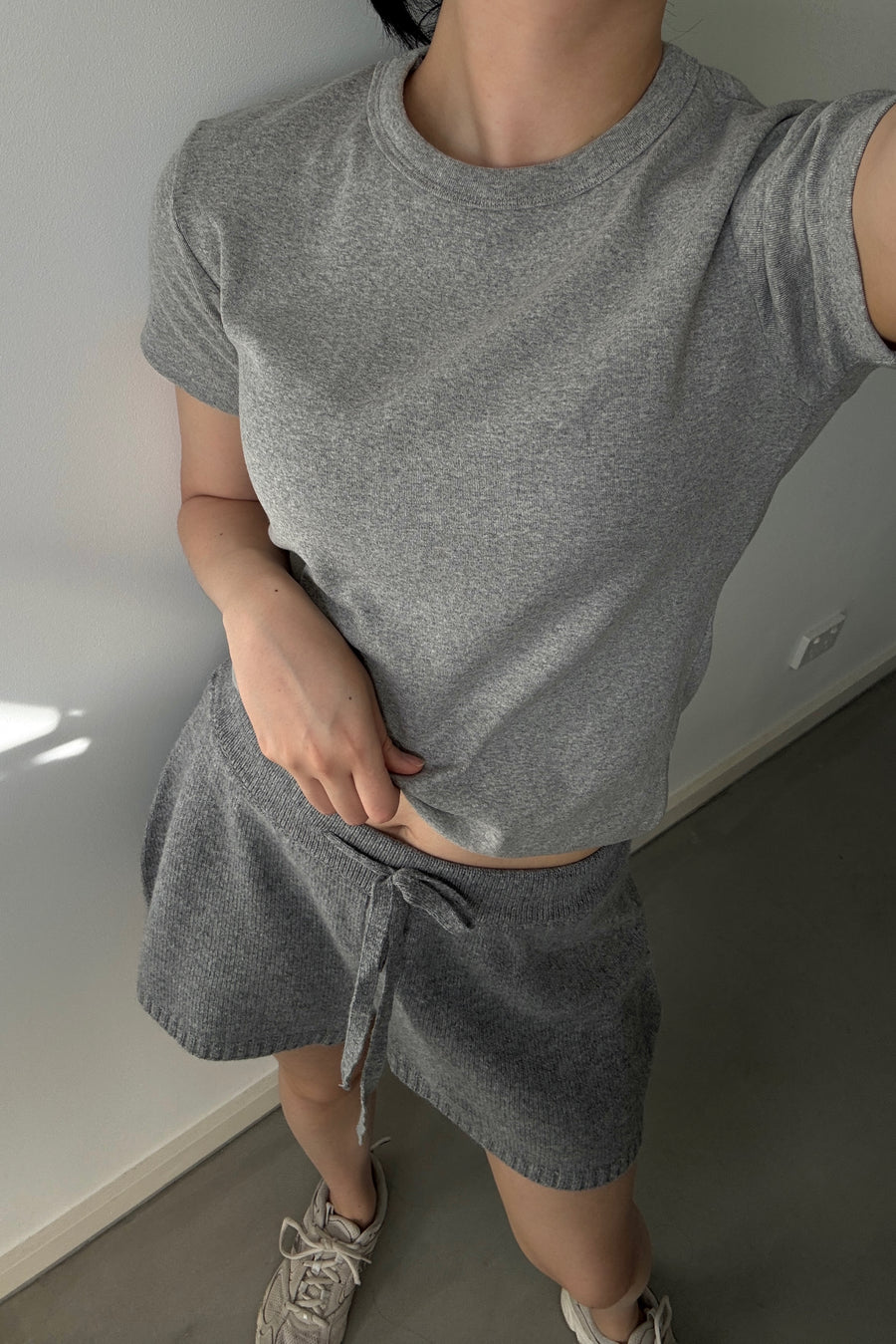 Merino Wool Knitted Shorts