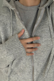 Wool Alpaca Hooded Jacket