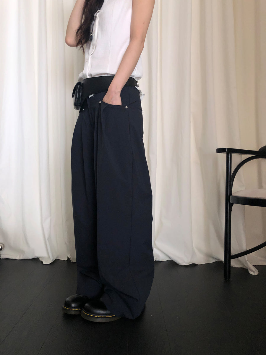 Pintuck Summer Slacks