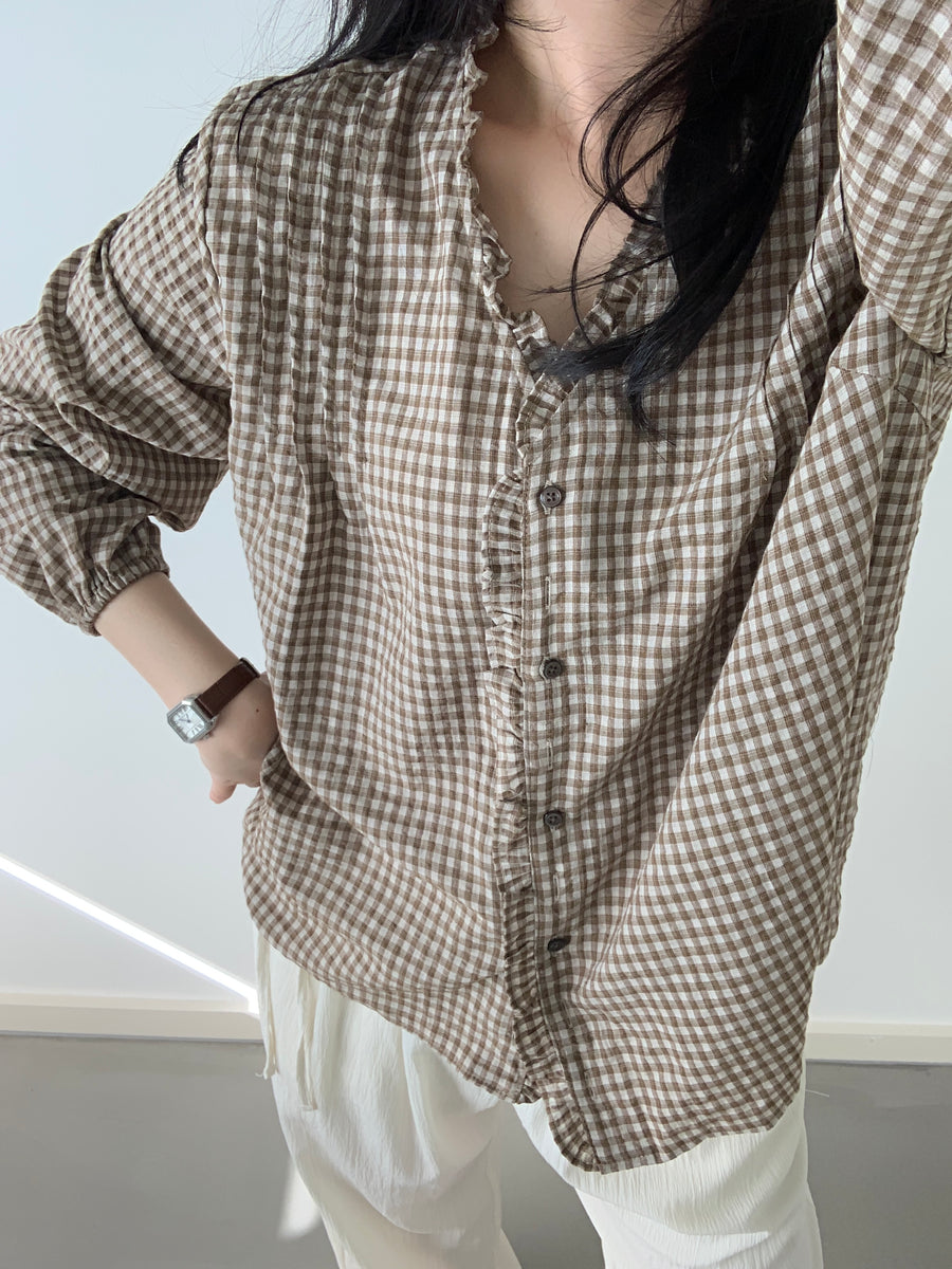 Norton Gingham Blouse