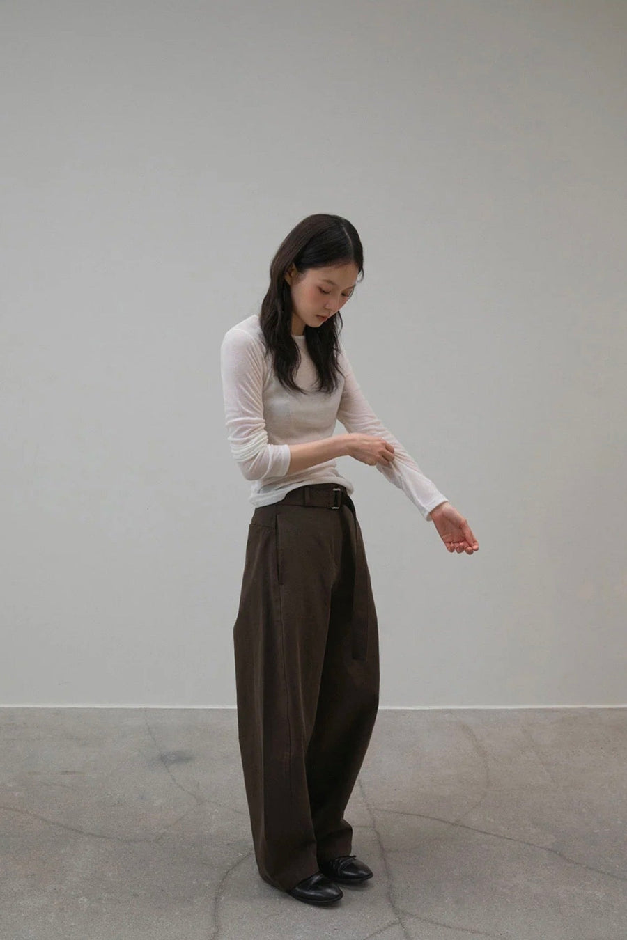 Studio Curved Slacks (PREORDER)