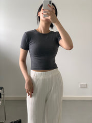 Back Slit Comfy Tee