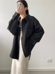 by DOE - Tweed Shirt Jacket