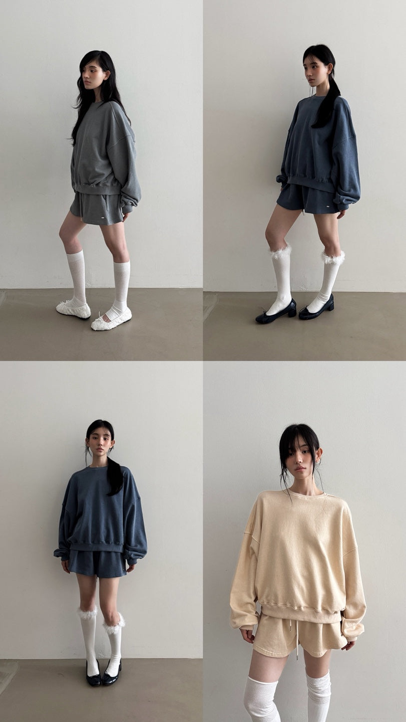 Retro Washed Sweat Set