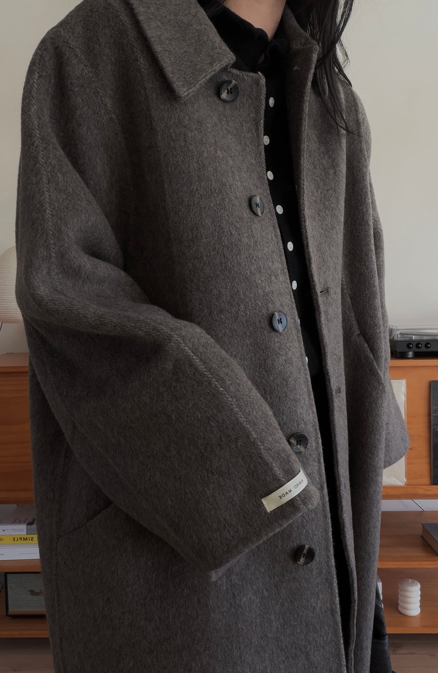 Marlow Brushed Handmade Coat (PREORDER)
