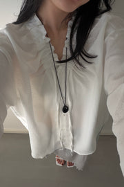 Marvel Ruffle Tie Blouse