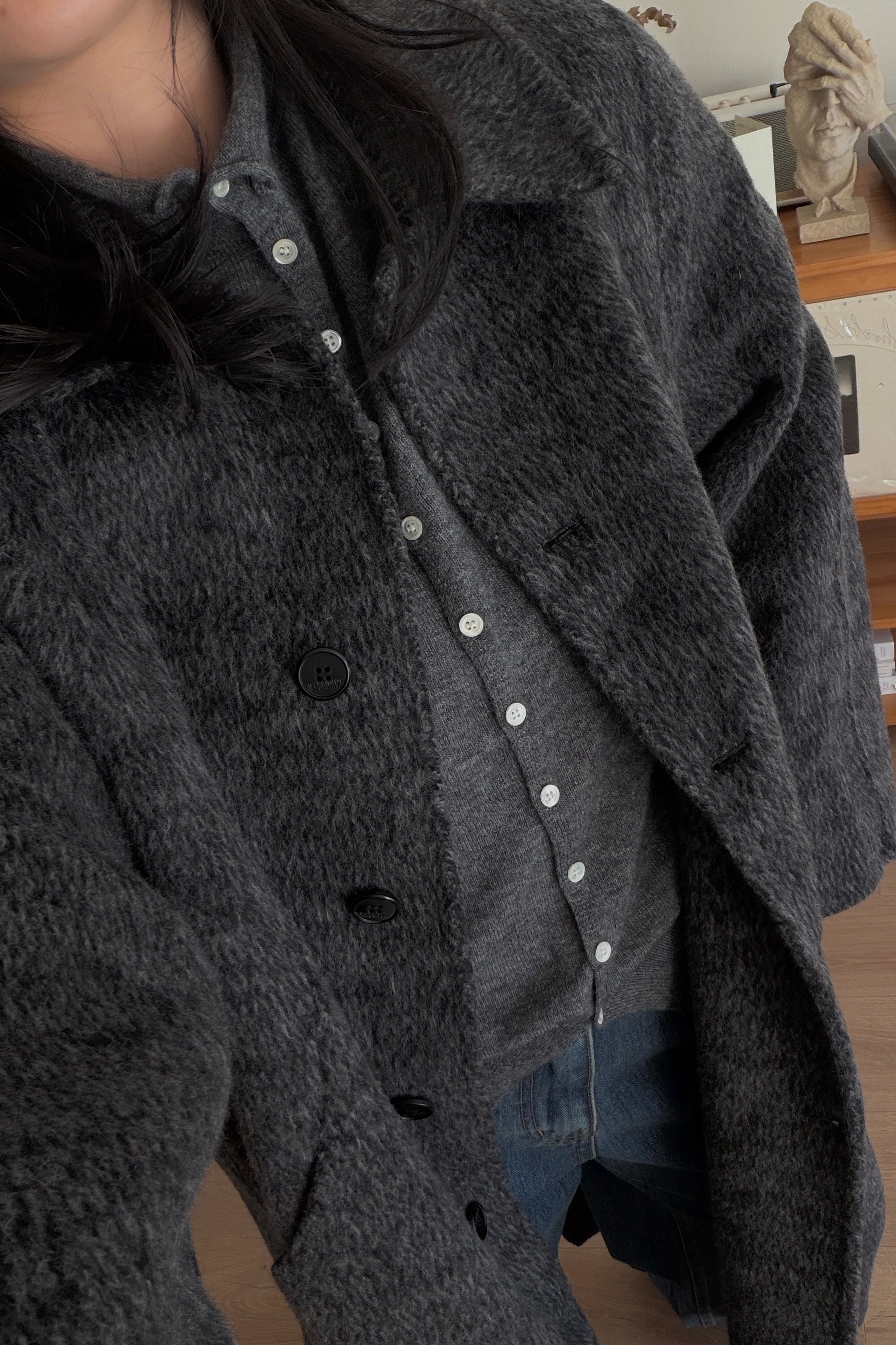 Marlow Brushed Handmade Coat (PREORDER)