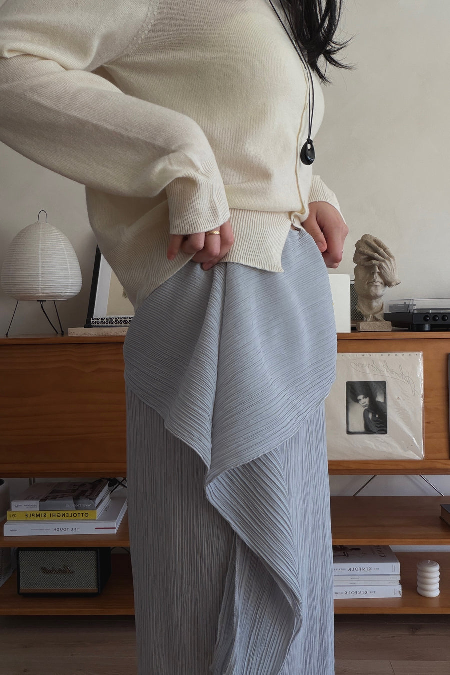 Drape Pleats Skirt