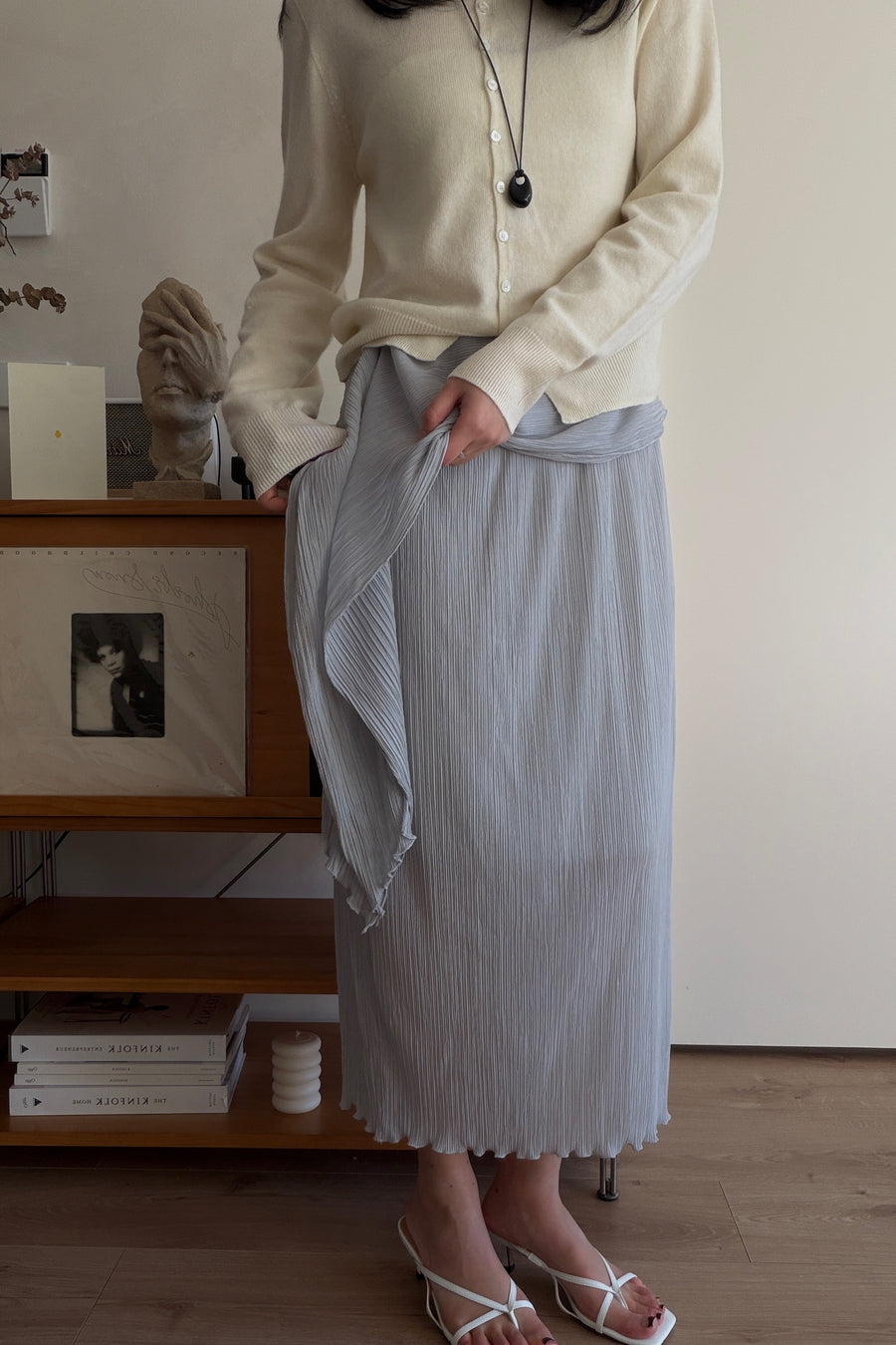 Drape Pleats Skirt