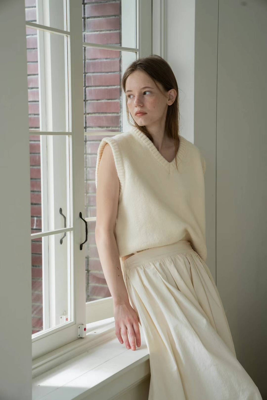 Boxy Wool Vest